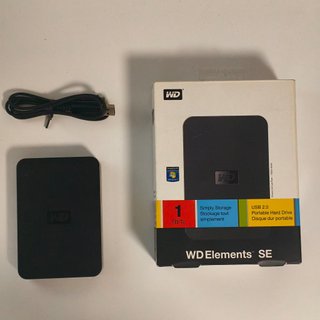 Disco Duro Externo WD Elements 1TB USB 2.0