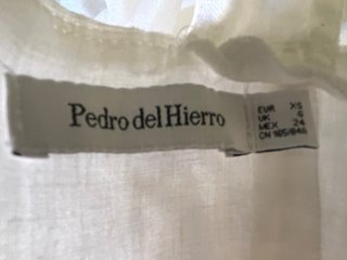 Mono Pedro del Hierro blanco lino