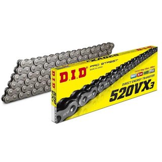 Cadena D.I.D 520 VX3 110 eslabones con remache