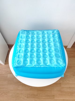 Bañera hinchable para bebé azul