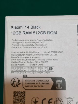 Xiaomi 14 512GB Grigio