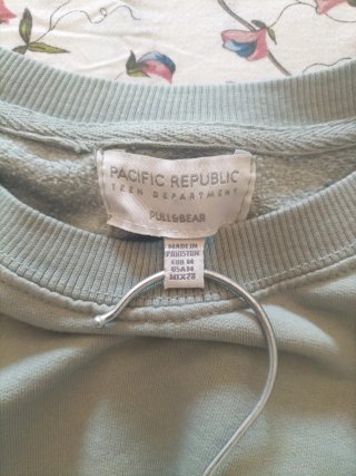 Sudadera Pacific Republic verde mujer