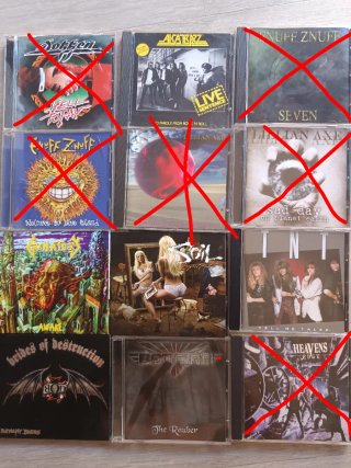 Lote 12 CDs Rock y Metal