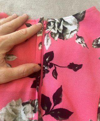 Vestido H&M floral rosa talla S