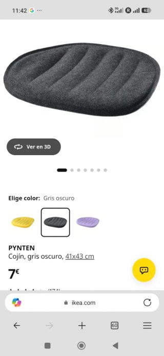 Silla Ikea Malskar Blanca y Negra