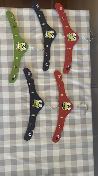 Lote 5 Perchas Infantiles Dibujos