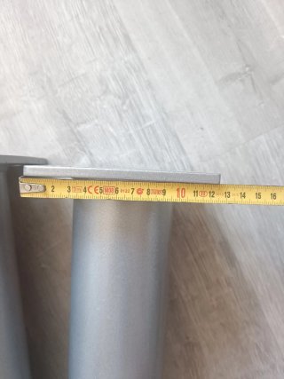 Patas de acero con ruedas (4 unidades)
