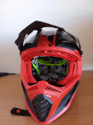 Casco LS2 Off Road MX437 Fast Evo Roar, talla S