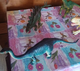 Set 4 Dinosauri Giocattolo da Collezione