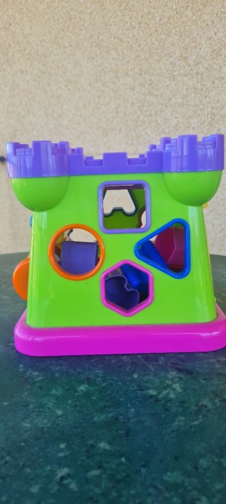 Juguete de formas para bebé tipo castillo