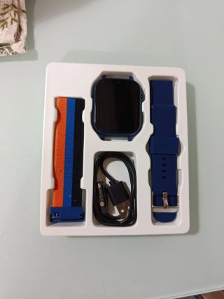 Reloj Inteligente Azul y Naranja