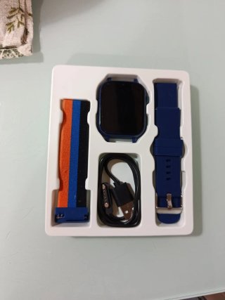 Reloj Inteligente Azul y Naranja