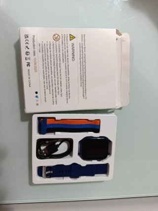 Reloj Inteligente Azul y Naranja