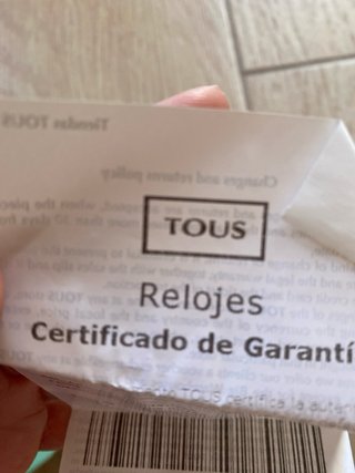 Reloj Tous Plata y Ónix