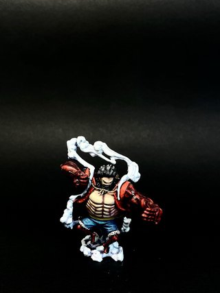 Figura Luffy Gear 5 One Piece 75mm pintada
