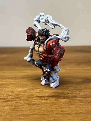 Figura Luffy Gear 5 One Piece 75mm pintada