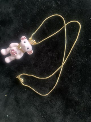 Collana Martina creazioni orsetto con corona