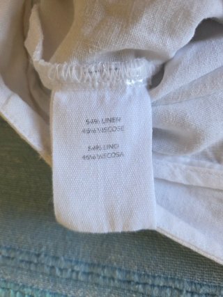 Pantaloni bianchi Camomilla in Lino