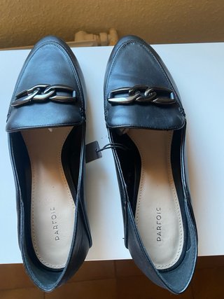 Zapatos PARFOIS negros con cadena