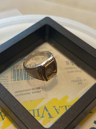 Anillo Sello antiguo Plata