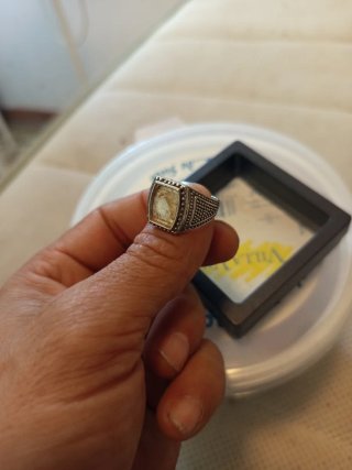 Anillo Sello antiguo Plata