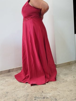 Vestido de fiesta rojo largo