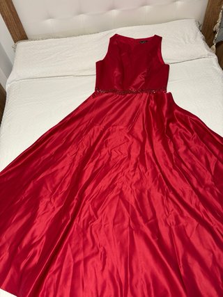 Vestido de fiesta rojo largo