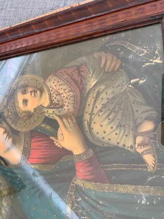 Cuadro Virgen con Niño Jesús Original