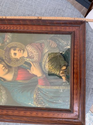 Cuadro Virgen con Niño Jesús Original
