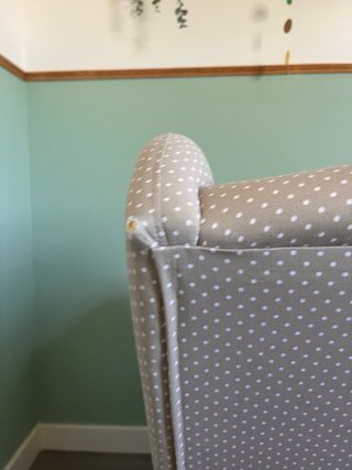 Sillón de lactancia estampado Orejero/mecedora