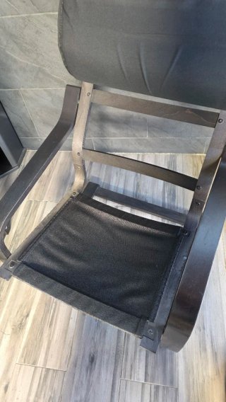 Sillón Ikea Negro/Marrón