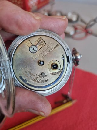 Reloj de bolsillo plata H Samuel