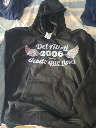 Sudadera Del Atleti 2006 Niño Talla 9-11 Años
