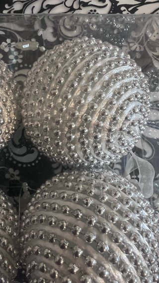 Bolas Navidad KALLT Plata (4 uds)