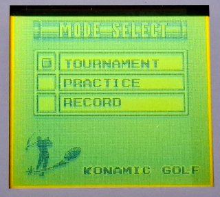 Konamic Golf Nintendo Game Boy