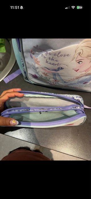 Mochila y estuche Frozen