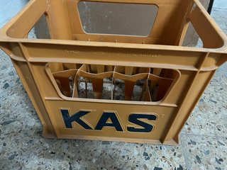 Caja Botellero KAS Vintage Naranja Plástico