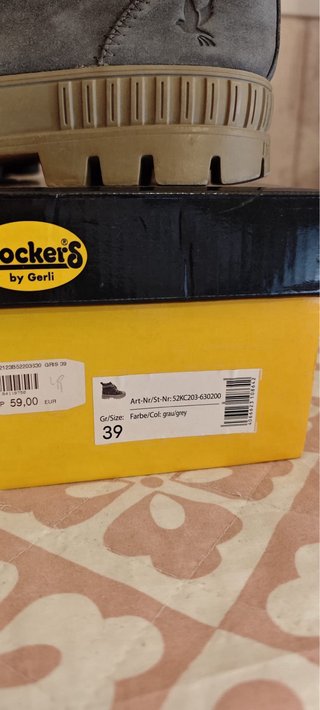 Botas Dockers grises talla 39