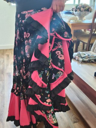 Traje completo Flamenca Original Negra