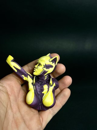 Busto Catwoman 1/10 Resina 3D Pintado