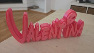 Nombres personalizados 3d