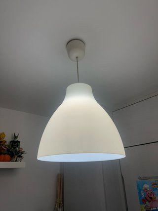 Lámpara de techo blanca