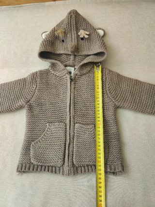 Lote 2 chaquetas punto con capucha 9-12m