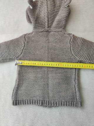 Lote 2 chaquetas punto con capucha 9-12m