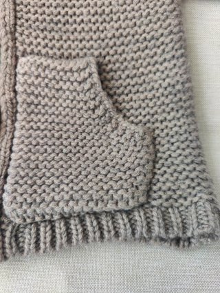 Lote 2 chaquetas punto con capucha 9-12m