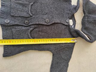 Lote 2 chaquetas punto con capucha 9-12m