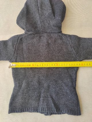 Lote 2 chaquetas punto con capucha 9-12m
