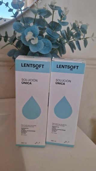 Pack 2 Solución Única Lentsoft 360ml - lentillas