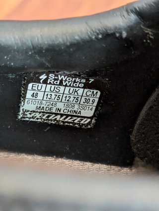 Scarpe SPECIALIZED S-WORKS 7 WIDE taglia 48