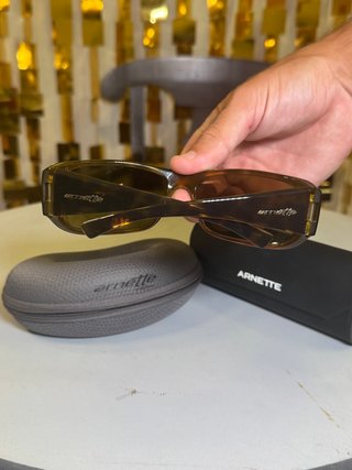 Arnette Gafas Sol Montura Marrón Degradada Fundas